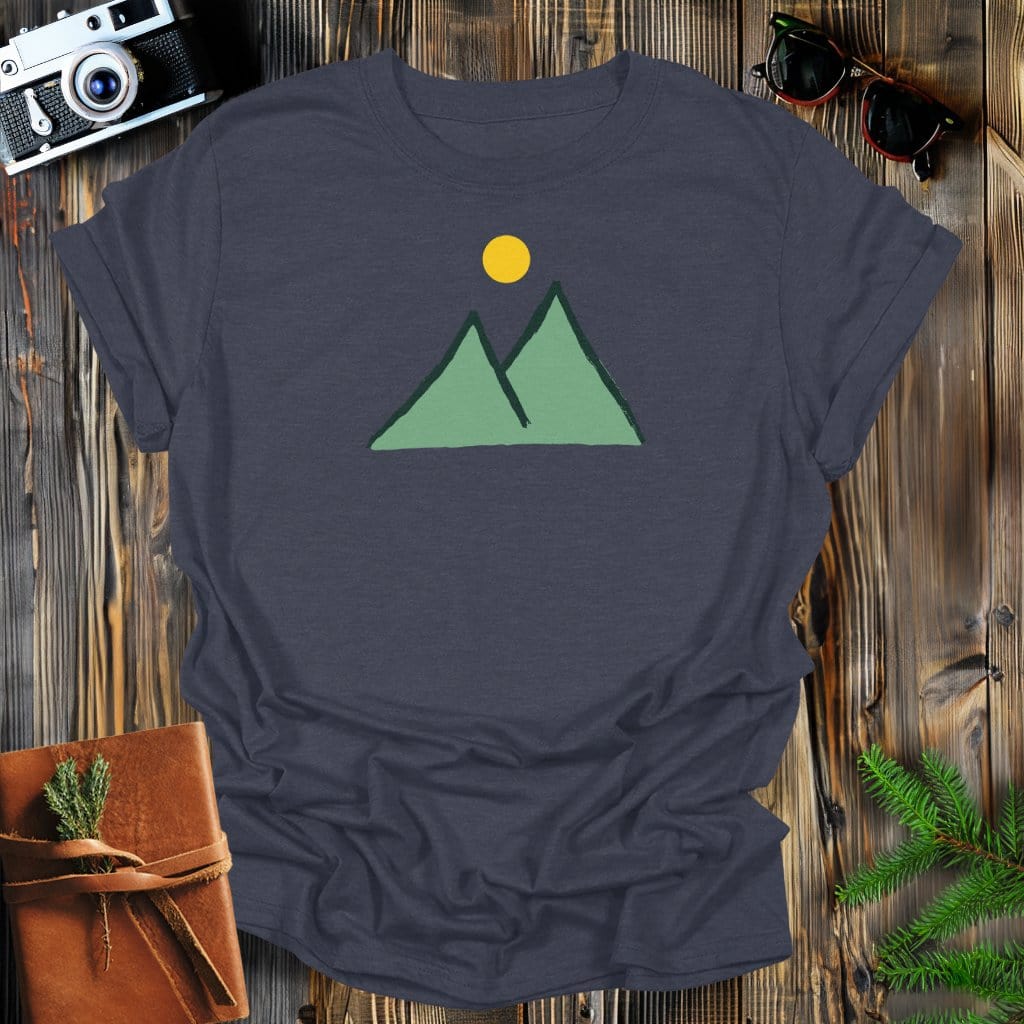 MyDesigns Physical Item S / Dark Heather Twin Peaks Sunrise T-Shirt