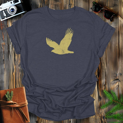 MyDesigns Physical Item S / Dark Heather Vintage Hawk T-Shirt