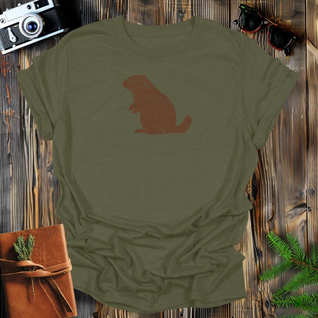 MyDesigns Physical Item S / Military Green Vintage Gopher T-Shirt