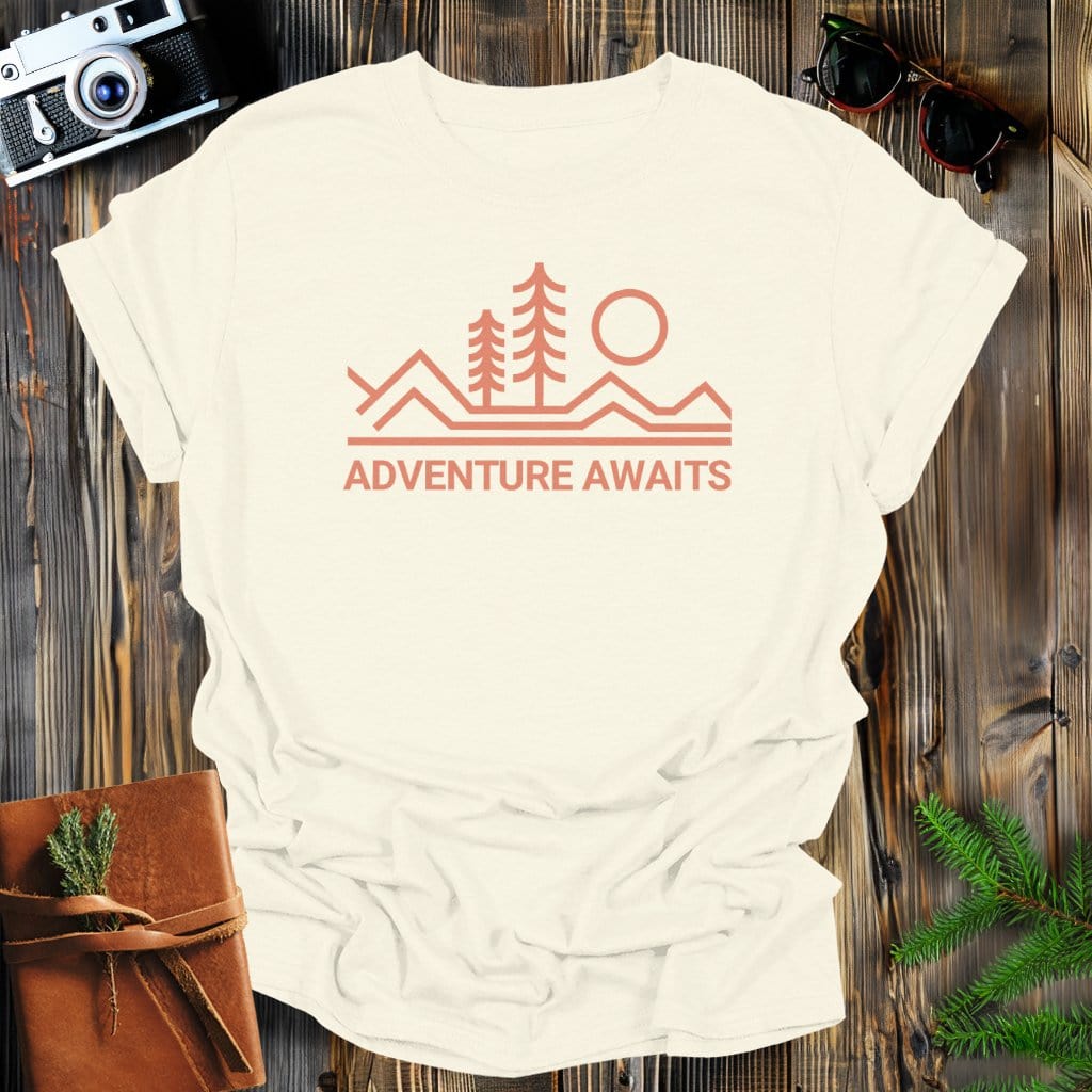 MyDesigns Physical Item S / Natural Adventure Awaits Mountain T-Shirt