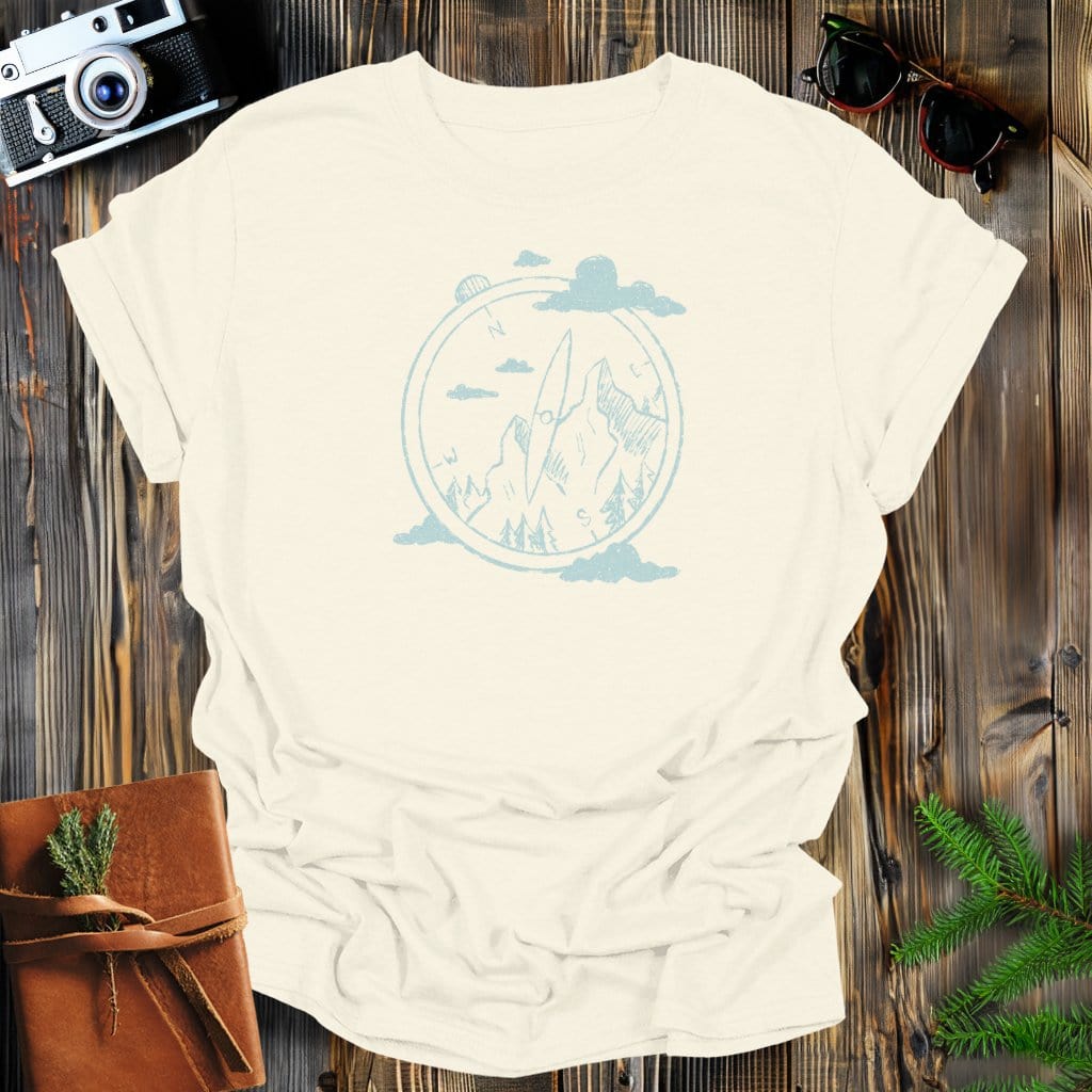 MyDesigns Physical Item S / Natural Compass In The Clouds Long Sleeve T-Shirt