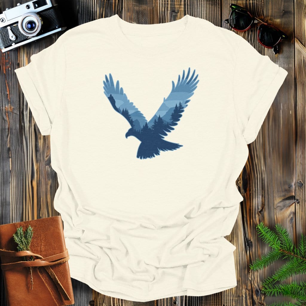 MyDesigns Physical Item S / Natural Eagle Flight T-Shirt