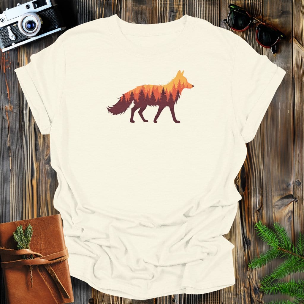 MyDesigns Physical Item S / Natural Forest Fox T-Shirt