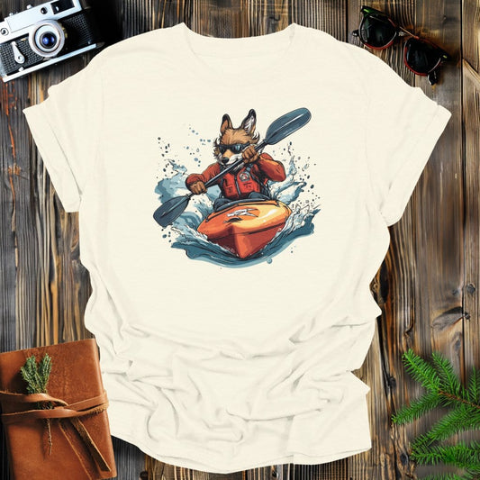 MyDesigns Physical Item S / Natural Fox Kayak Expedition Long Sleeve T-Shirt