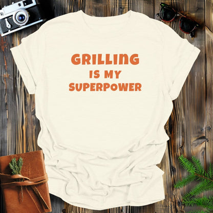 MyDesigns Physical Item S / Natural Grilling Superpower T-Shirt