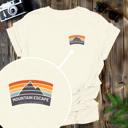 MyDesigns Physical Item S / Natural Mountain Escape Pocket T-Shirt