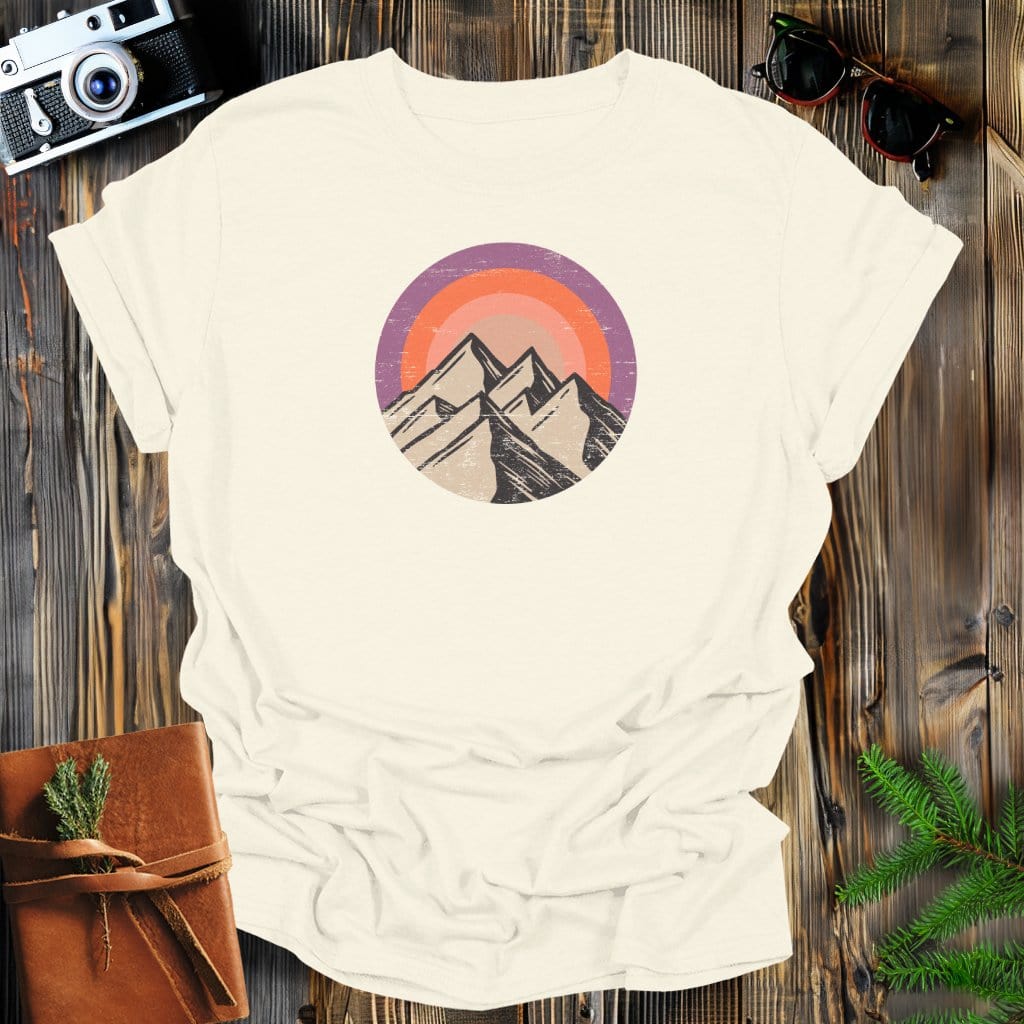 MyDesigns Physical Item S / Natural Purple Skies and Mountains T-Shirt