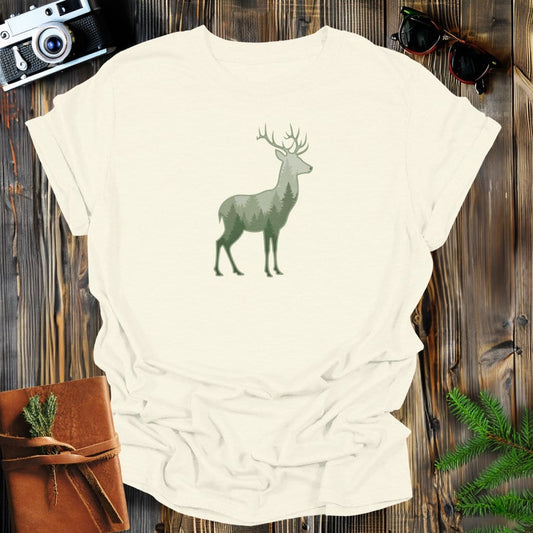 MyDesigns Physical Item S / Natural Serene Buck T-Shirt