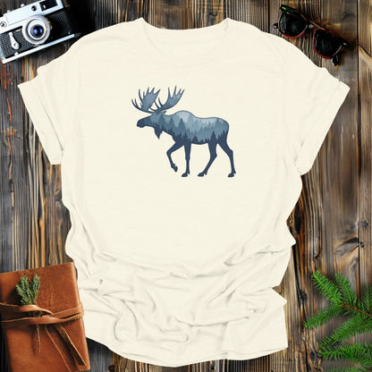 MyDesigns Physical Item S / Natural Serene Moose T-Shirt