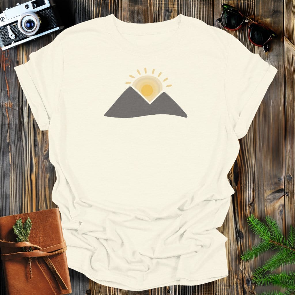 MyDesigns Physical Item S / Natural Simple Sunrise T-Shirt