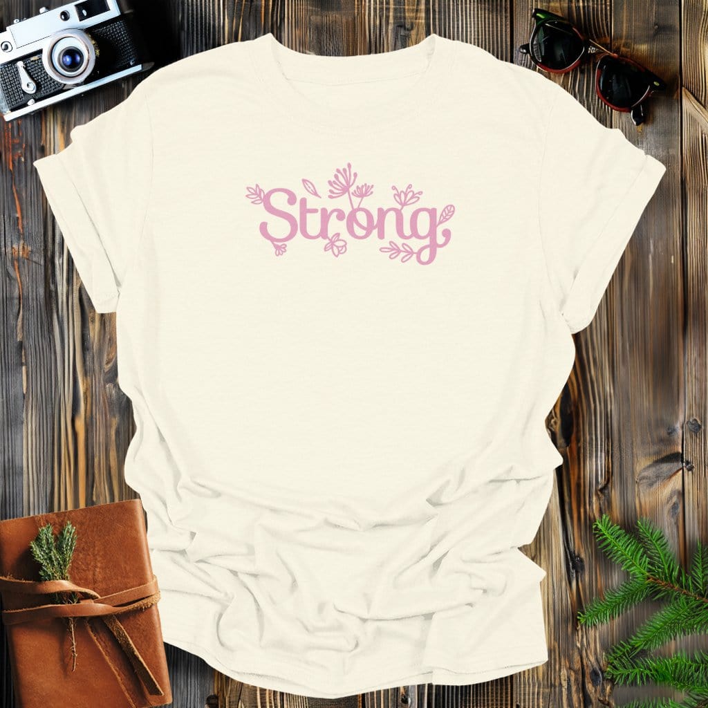 MyDesigns Physical Item S / Natural Strong Floral T-Shirt