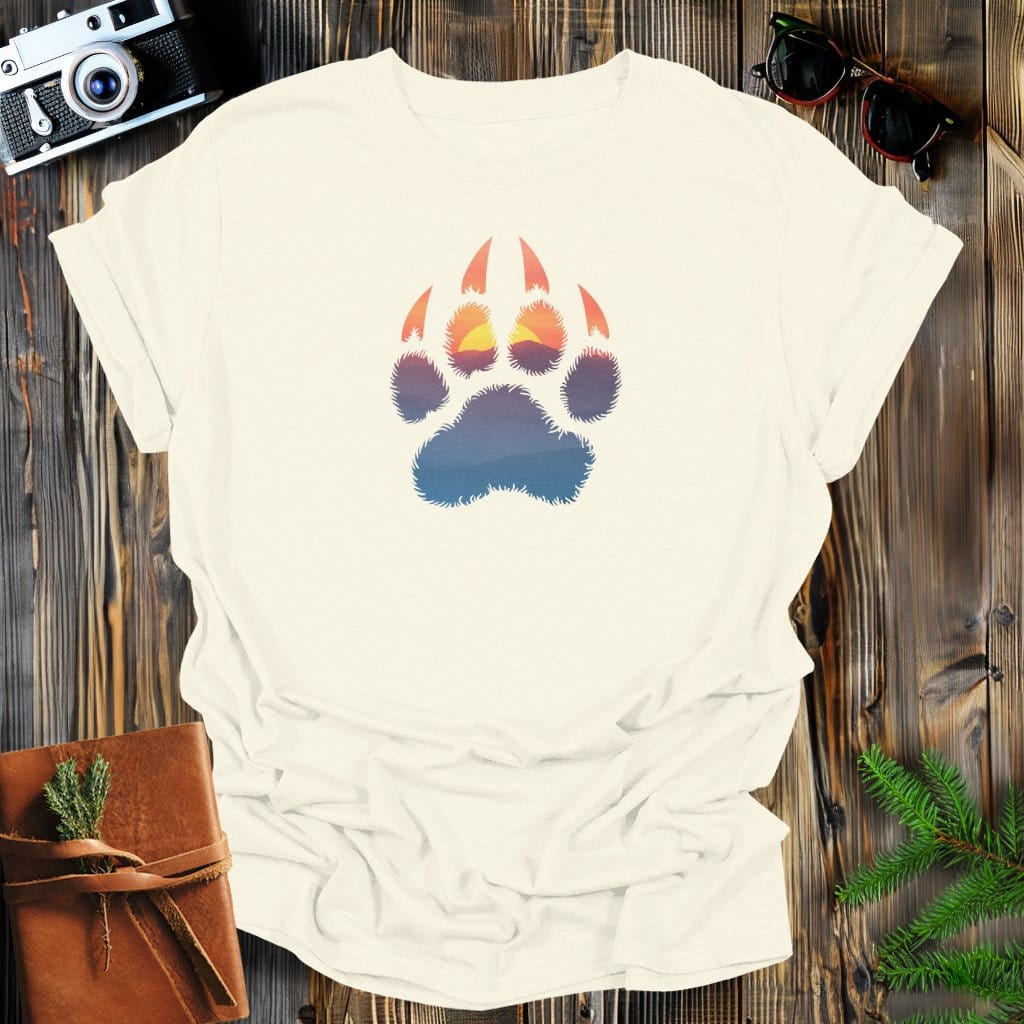 MyDesigns Physical Item S / Natural Sunset Paw T-Shirt