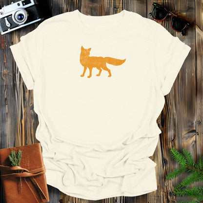 MyDesigns Physical Item S / Natural Vintage Fox T-Shirt