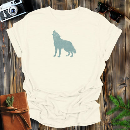 MyDesigns Physical Item S / Natural Vintage Wolf T-Shirt