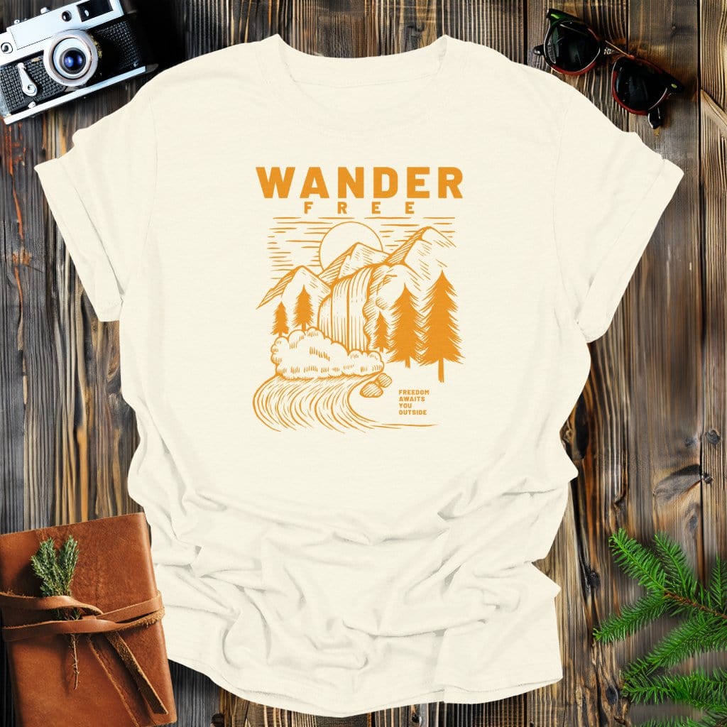 MyDesigns Physical Item S / Natural Wander Free Waterfall T-Shirt