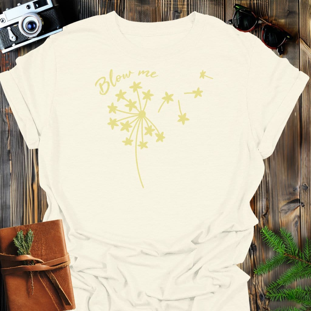 Wishful Wind T-Shirt In Natural / S Lightweight adventure tee for outdoor lovers Perfect for hiking camping or road trips Made from soft breathable cotton for all-day comfort Ideal for nature lovers and adventurers FAYO Threads outdoor apparel remember Fun Awaits You Outside