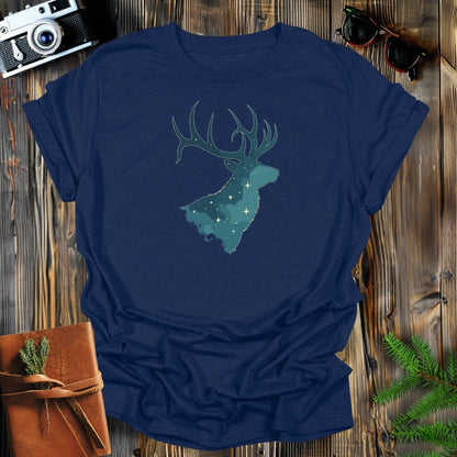 MyDesigns Physical Item S / Navy Elk of Dreams T-Shirt