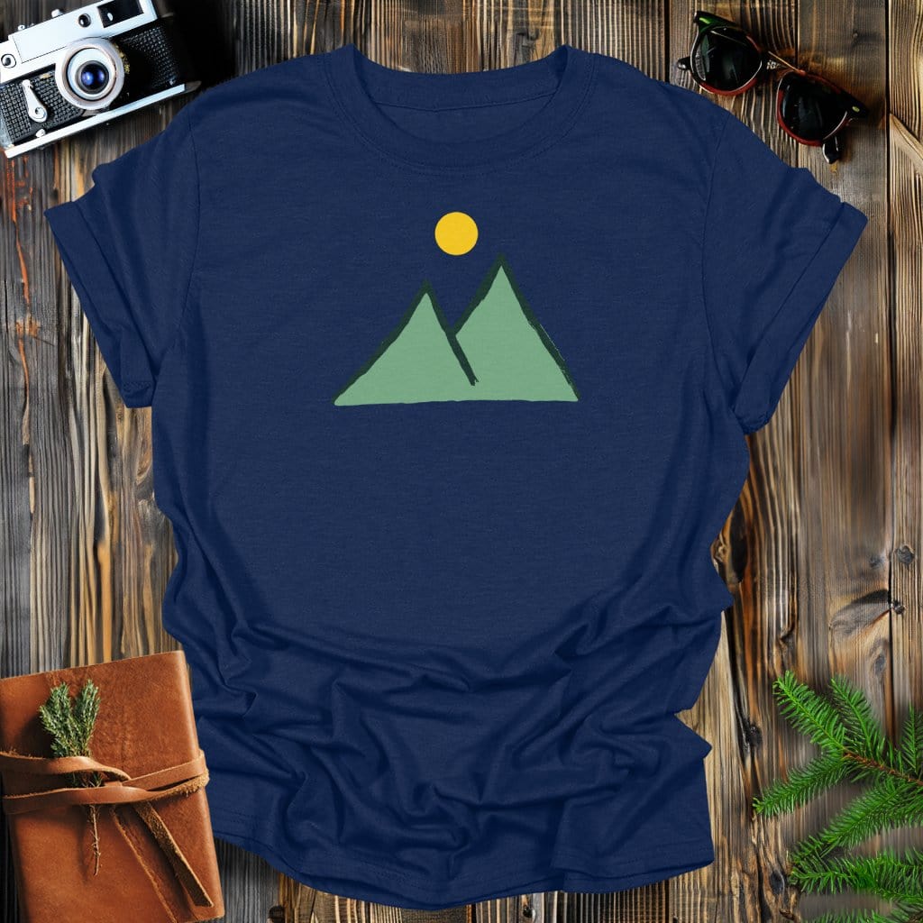 MyDesigns Physical Item S / Navy Twin Peaks Sunrise T-Shirt