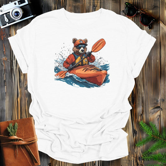 MyDesigns Physical Item S / White Bear Kayak Expedition Long Sleeve T-Shirt