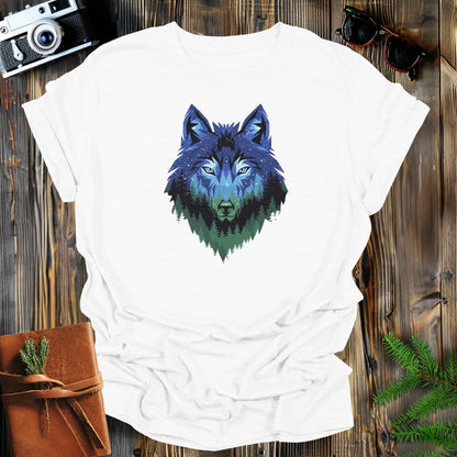 MyDesigns Physical Item S / White Night Wolf T-Shirt