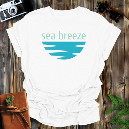 MyDesigns Physical Item S / White Sea Breeze T-Shirt