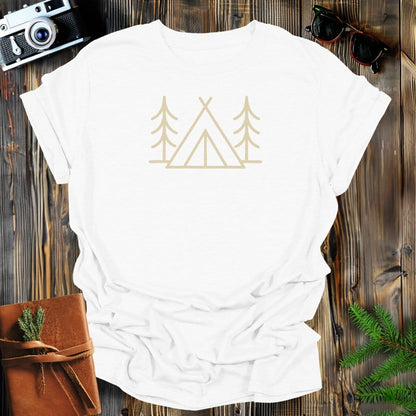 MyDesigns Physical Item S / White Simply Tenting T-Shirt