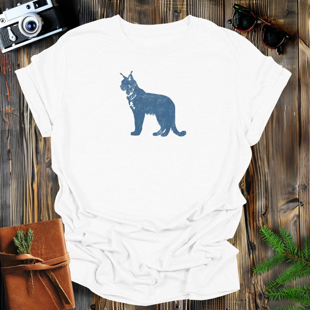 MyDesigns Physical Item S / White Vintage Bobcat T-Shirt