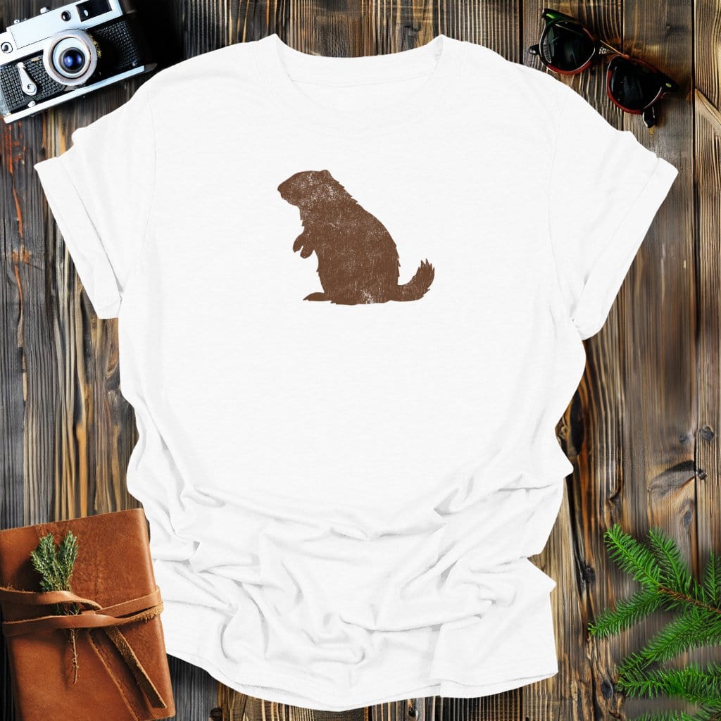 MyDesigns Physical Item S / White Vintage Gopher T-Shirt