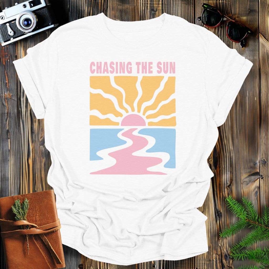 MyDesigns Physical Item White / S Chasing the Sun T-Shirt