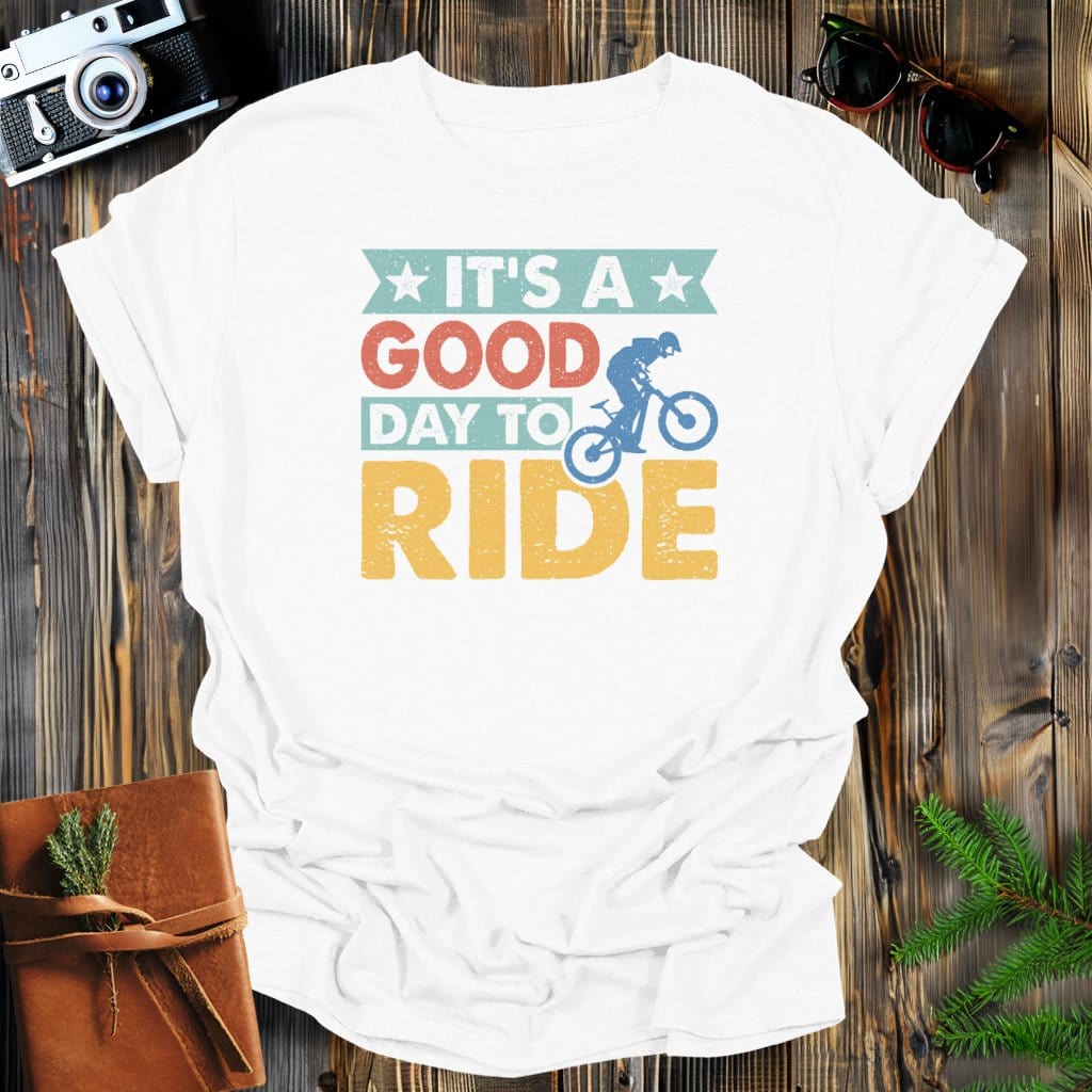 MyDesigns Physical Item White / S It's a Good Day To Ride BMX T-Shirt