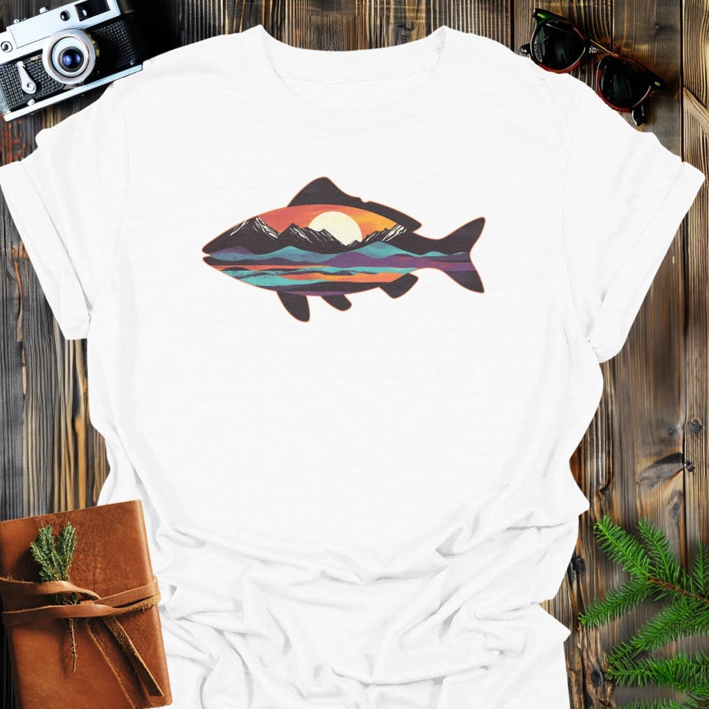 MyDesigns Physical Item White / S Sunset Catch T-Shirt