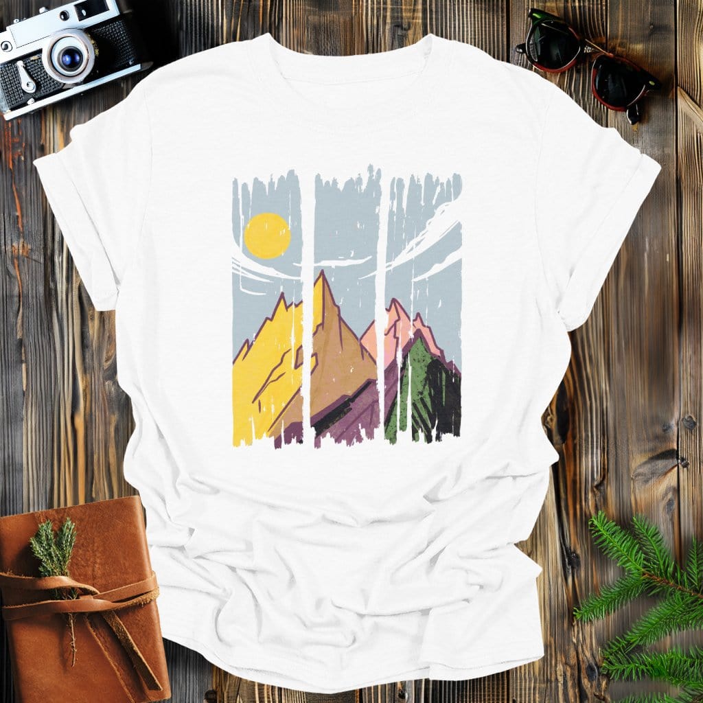 MyDesigns Physical Item White / S Sunset Peaks T-Shirt