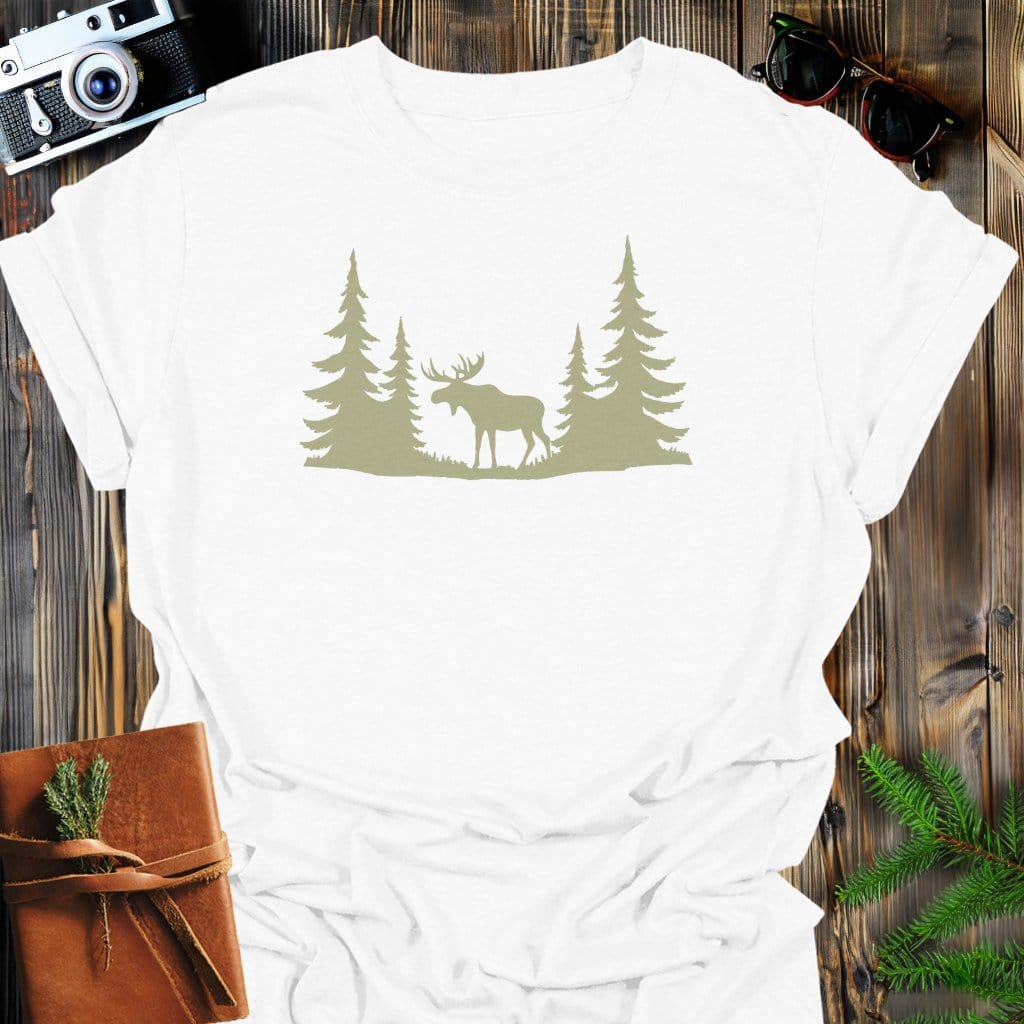 MyDesigns Physical Item White / S Wildwood Moose T-Shirt