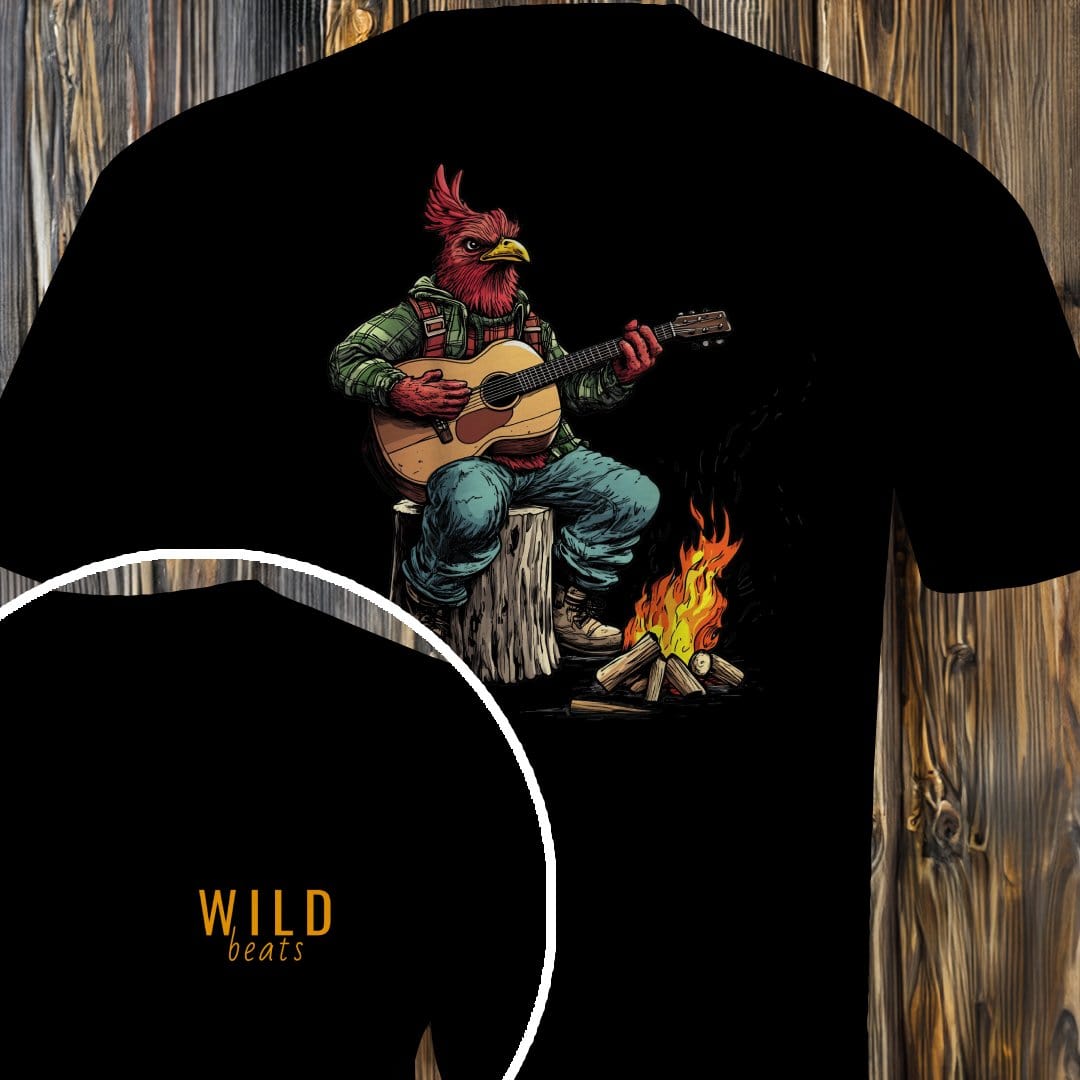 MyDesigns T-Shirt Black / S Angry Bird Campfire Jam T-Shirt