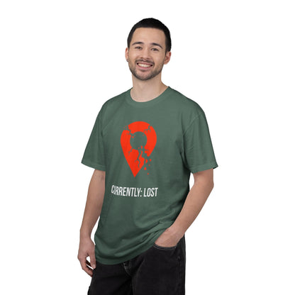 Currently Lost T-Shirt In Lightweight adventure tee for outdoor lovers Perfect for hiking camping or road trips Made from soft breathable cotton for all-day comfort Ideal for nature lovers and adventurers FAYO Threads outdoor apparel remember Fun Awaits You Outside