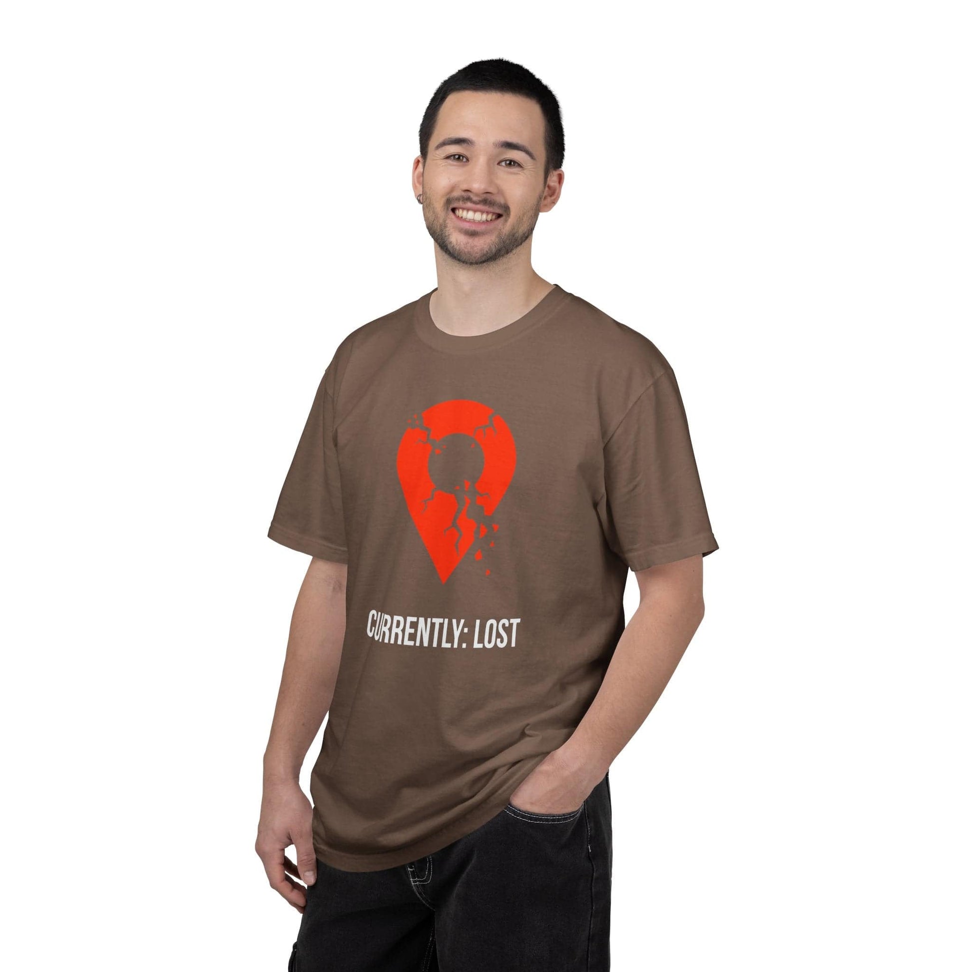 Currently Lost T-Shirt In Lightweight adventure tee for outdoor lovers Perfect for hiking camping or road trips Made from soft breathable cotton for all-day comfort Ideal for nature lovers and adventurers FAYO Threads outdoor apparel remember Fun Awaits You Outside