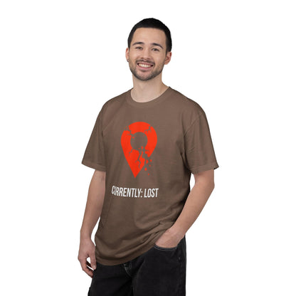 Currently Lost T-Shirt In Lightweight adventure tee for outdoor lovers Perfect for hiking camping or road trips Made from soft breathable cotton for all-day comfort Ideal for nature lovers and adventurers FAYO Threads outdoor apparel remember Fun Awaits You Outside