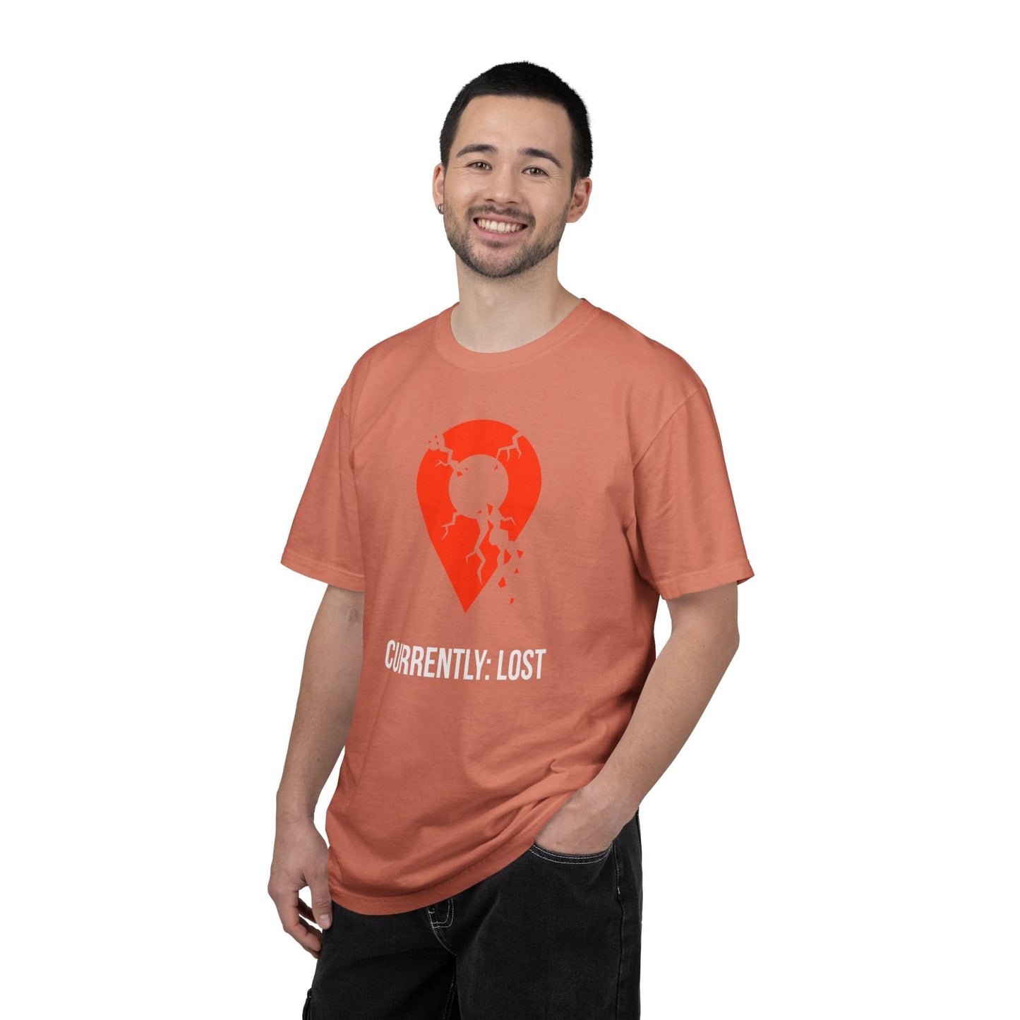 Currently Lost T-Shirt In Lightweight adventure tee for outdoor lovers Perfect for hiking camping or road trips Made from soft breathable cotton for all-day comfort Ideal for nature lovers and adventurers FAYO Threads outdoor apparel remember Fun Awaits You Outside