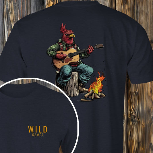 MyDesigns T-Shirt Dark Heather / S Angry Bird Campfire Jam T-Shirt