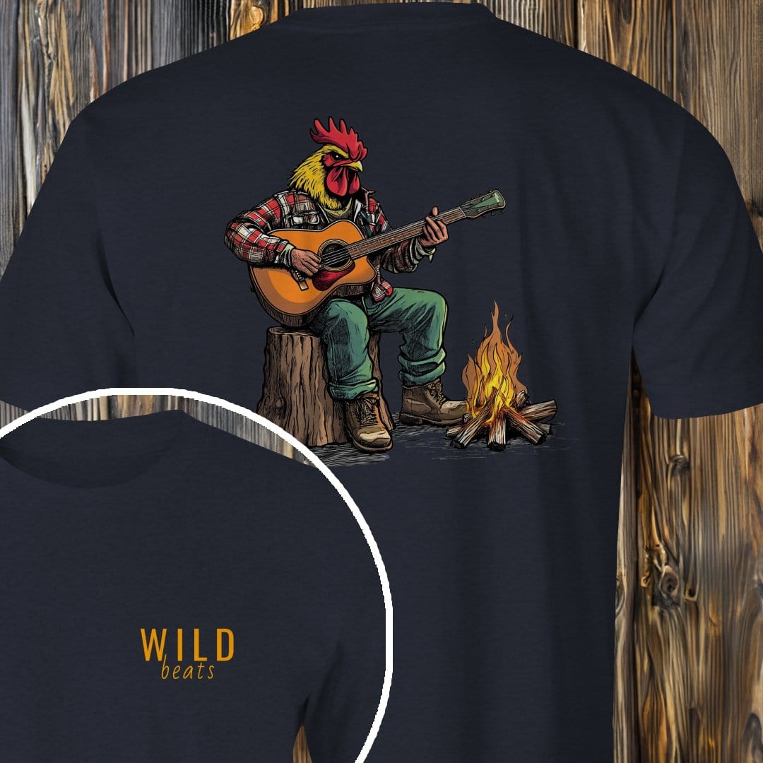 MyDesigns T-Shirt Dark Heather / S Chicken Campfire Jam T-Shirt