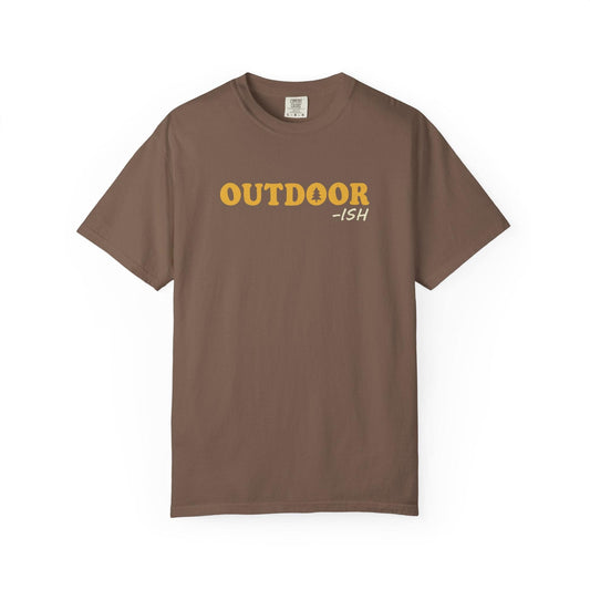 Evergreen Outdoor-ish T-Shirt In Espresso / S Lightweight adventure tee for outdoor lovers Perfect for hiking camping or road trips Made from soft breathable cotton for all-day comfort Ideal for nature lovers and adventurers FAYO Threads outdoor apparel remember Fun Awaits You Outside