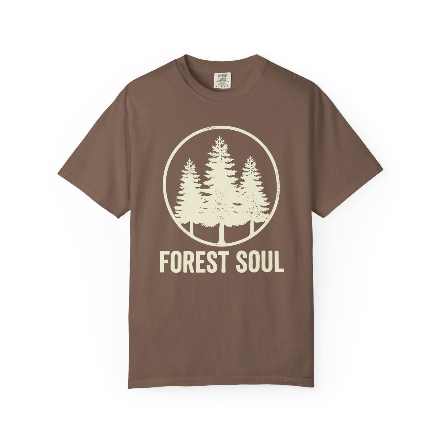 Forest Soul T-Shirt In Espresso / S Lightweight adventure tee for outdoor lovers Perfect for hiking camping or road trips Made from soft breathable cotton for all-day comfort Ideal for nature lovers and adventurers FAYO Threads outdoor apparel remember Fun Awaits You Outside