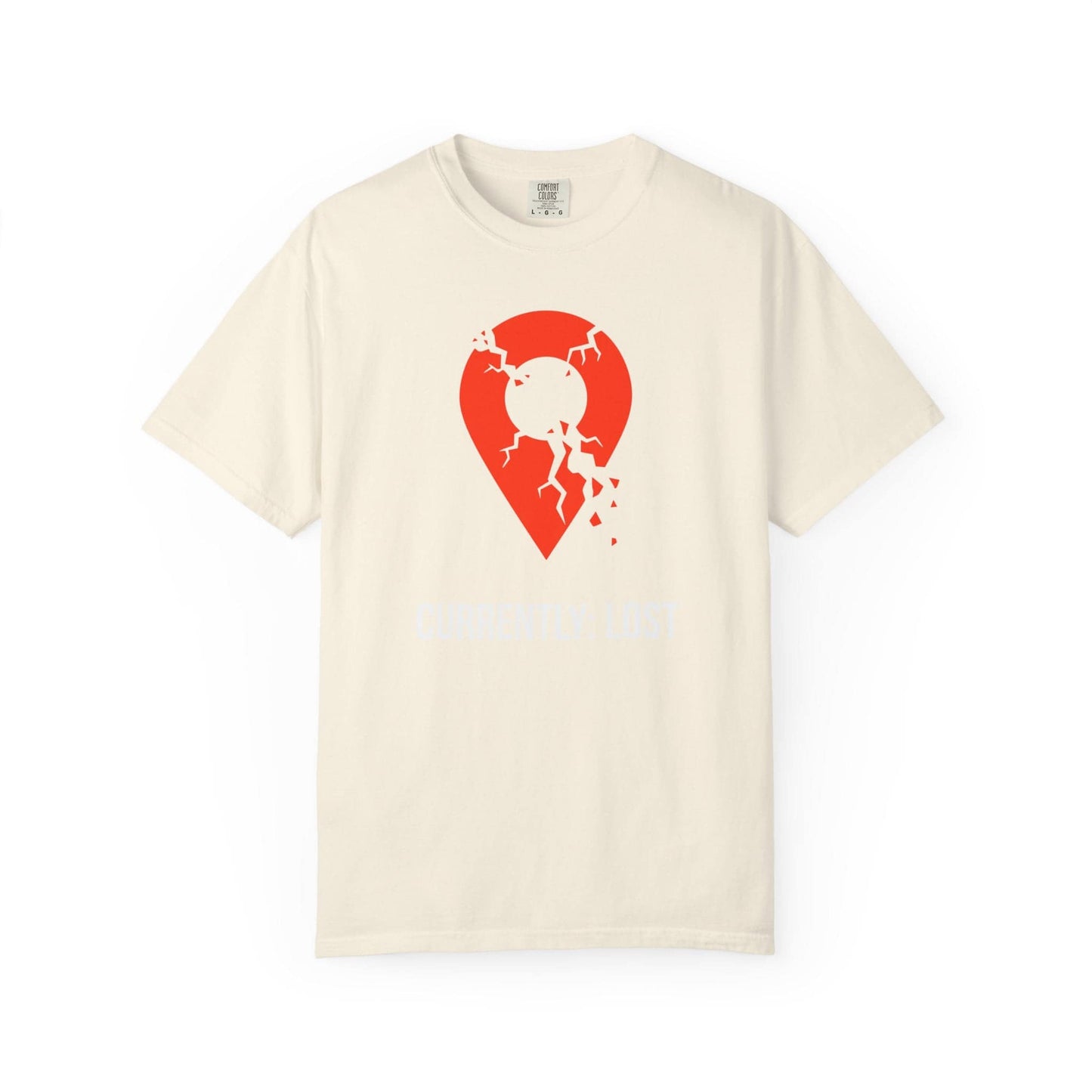 Currently Lost T-Shirt In Ivory / S Lightweight adventure tee for outdoor lovers Perfect for hiking camping or road trips Made from soft breathable cotton for all-day comfort Ideal for nature lovers and adventurers FAYO Threads outdoor apparel remember Fun Awaits You Outside