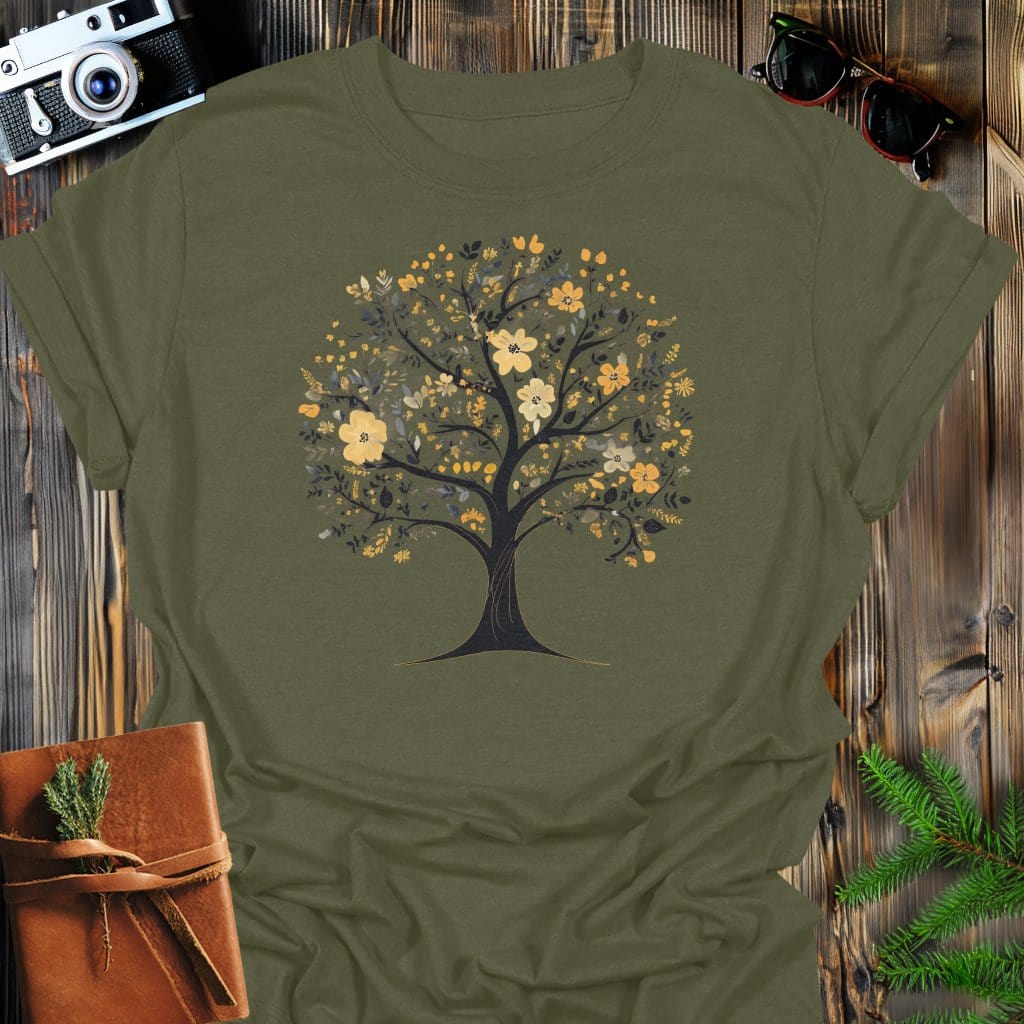 MyDesigns T-Shirt Military Green / S Tree of Radiance T-Shirt