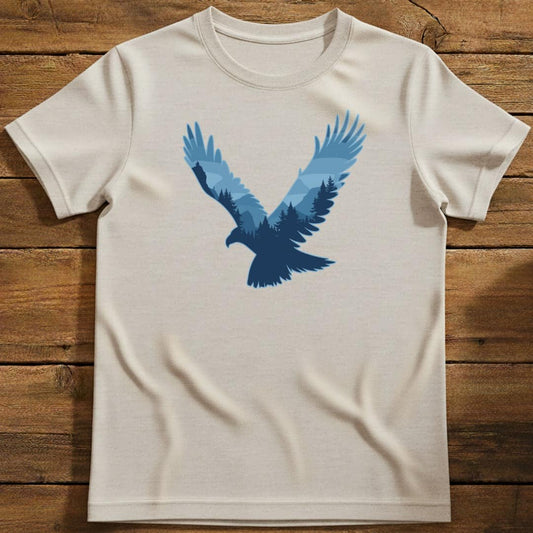 Wild Soar T-Shirt In Natural / S Lightweight adventure tee for outdoor lovers Perfect for hiking camping or road trips Made from soft breathable cotton for all-day comfort Ideal for nature lovers and adventurers FAYO Threads outdoor apparel remember Fun Awaits You Outside