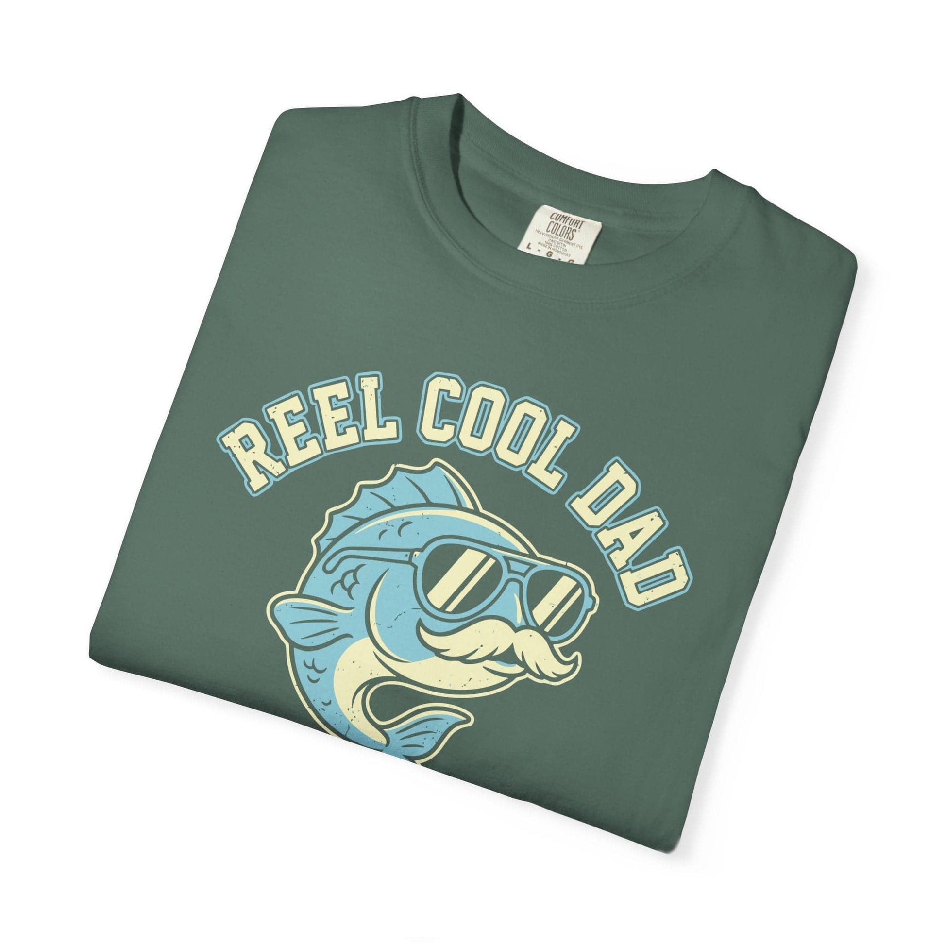 Reel Cool Dad T-Shirt In Lightweight adventure tee for outdoor lovers Perfect for hiking camping or road trips Made from soft breathable cotton for all-day comfort Ideal for nature lovers and adventurers FAYO Threads outdoor apparel remember Fun Awaits You Outside