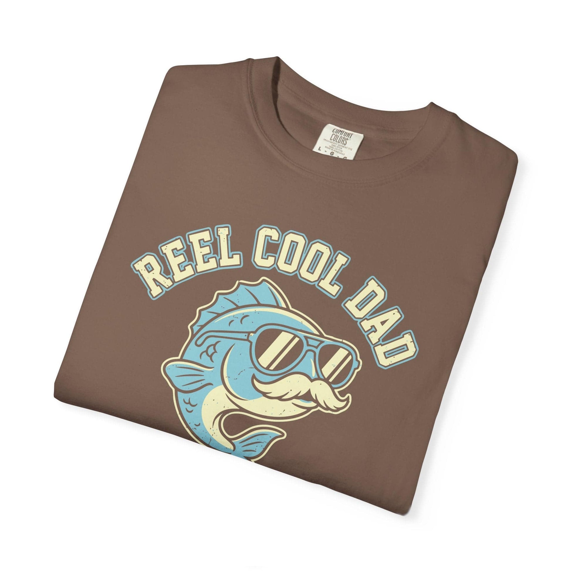 Reel Cool Dad T-Shirt In Lightweight adventure tee for outdoor lovers Perfect for hiking camping or road trips Made from soft breathable cotton for all-day comfort Ideal for nature lovers and adventurers FAYO Threads outdoor apparel remember Fun Awaits You Outside