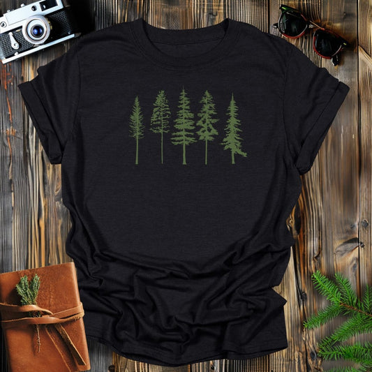 MyDesigns T-Shirt S / Black Evergreens T-Shirt