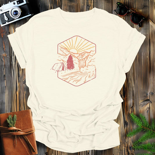 MyDesigns T-Shirt S / Natural Campsite Beauty T-Shirt