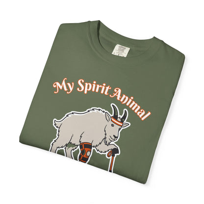 Spirit Animal Has Bad Knees T-Shirt In Lightweight adventure tee for outdoor lovers Perfect for hiking camping or road trips Made from soft breathable cotton for all-day comfort Ideal for nature lovers and adventurers FAYO Threads outdoor apparel remember Fun Awaits You Outside